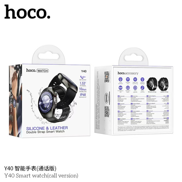 Hoco. Y40 Reloj Deportivo Inteligente (LLamada+Correa)