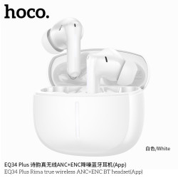 Hoco. EQ34 Plus Auricular BT TWS ANC+ENC (APP)