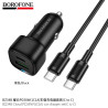 Borofone BZ34B Cargador Coche PD38W+QC3.0 (C-C)
