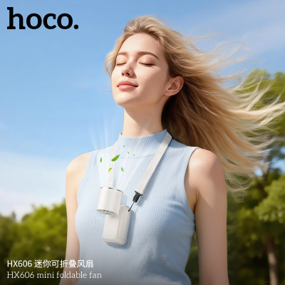 Hoco. HX606 Mini Ventilador Plegable Hasta 8h