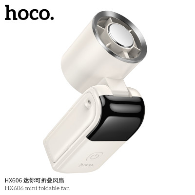 Hoco. HX606 Mini Ventilador Plegable Hasta 8h