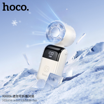 Hoco. HX606 Mini Ventilador Plegable Hasta 8h