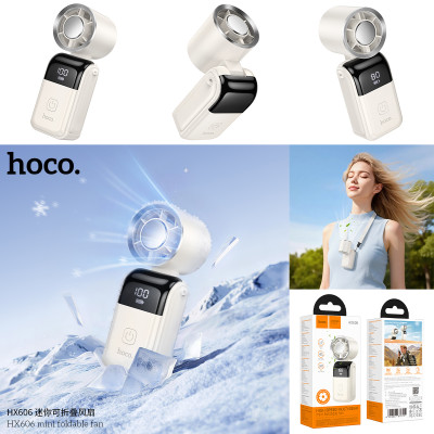 Hoco. HX606 Mini Ventilador Plegable Hasta 8h