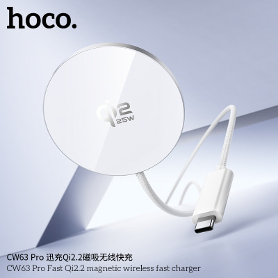 Hoco. CW63 Pro Cargador Magnetico 25W Qi2.2