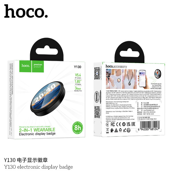 Hoco. Y130 Insignia electronica 8h
