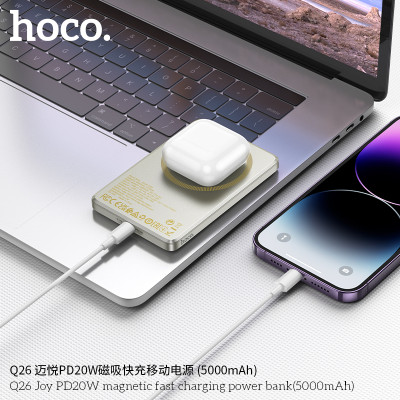 Hoco. Q26 Power Bank Ultrafino PD20W 5000mAh