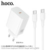 Hoco. C162A Cargador Rapido PD40W C-C