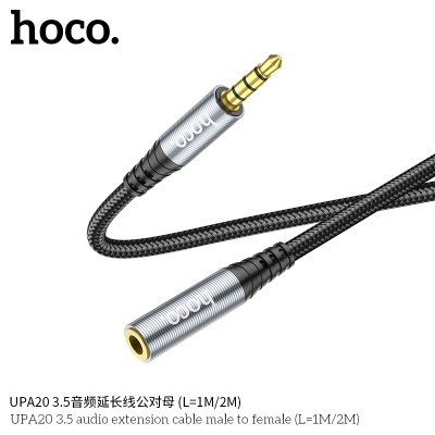 Hoco Upa20 Cable Extensión De Audio 3.5 Macho A Hembra L 2M