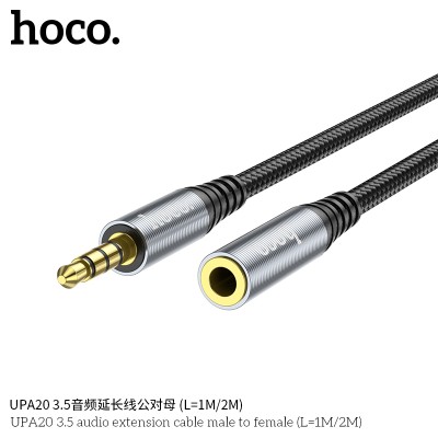 Hoco Upa20 Cable Extensión De Audio 3.5 Macho A Hembra L 2M