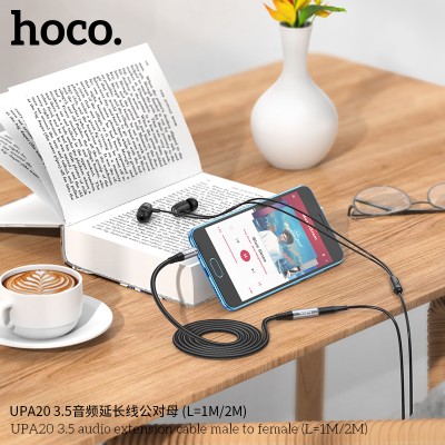 Hoco Upa20 Cable Extensión De Audio 3.5 Macho A Hembra L 2M