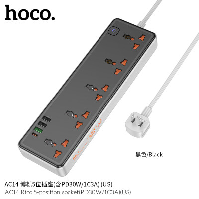 Hoco. AC14A Regleta PD30W + 1C3A