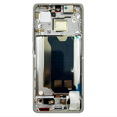 Pantalla Completa Original ServicePack Para Xiaomi Poco F7 Pro Con Marco Plata