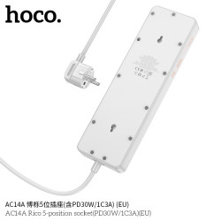 Hoco. AC14A Regleta PD30W + 1C3A