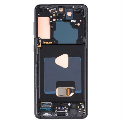 Pantalla Completa Para S21 Plus / G996 Con Marco Negro Sin Huella