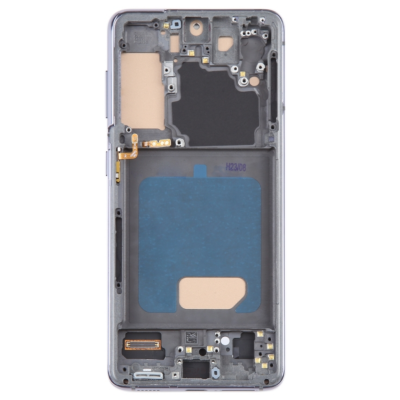 Pantalla Completa Para S21 / G991 Con Marco Negro Sin Huella