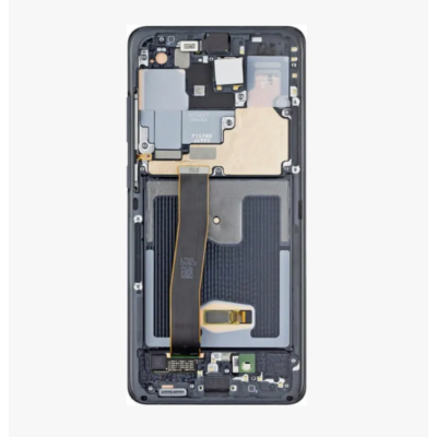 Pantalla Completa Para S20 Ultra / G988 Con Marco Negro Sin Huella
