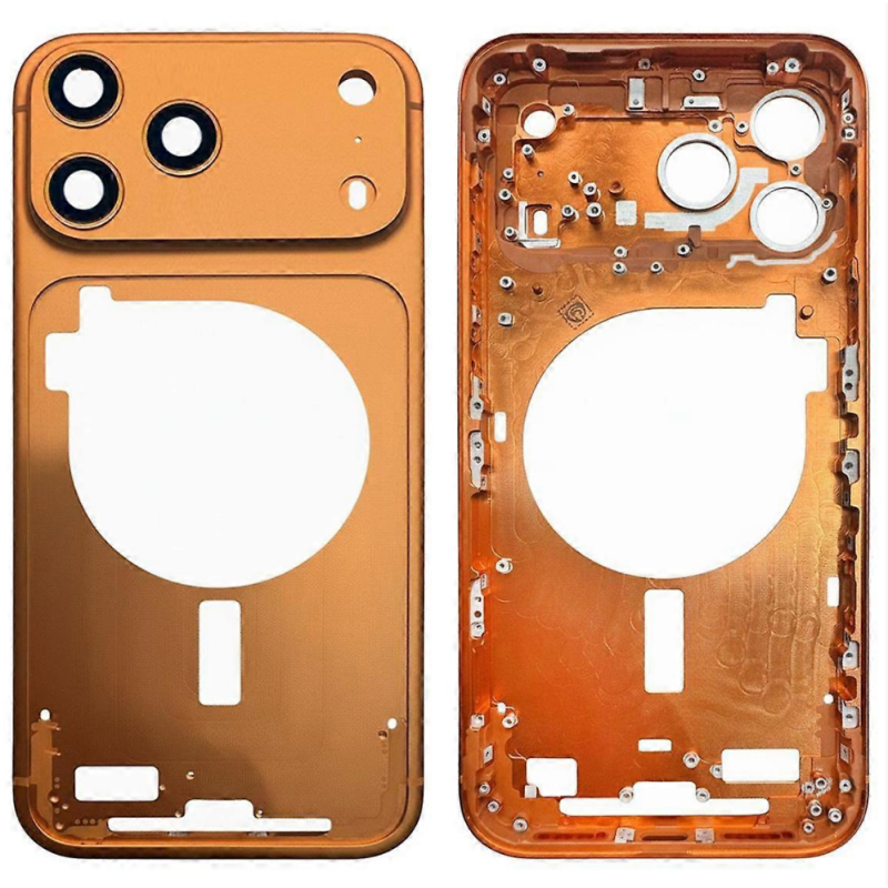 Chasis Para Iphone 17 Pro Naranja -Sin Tapa