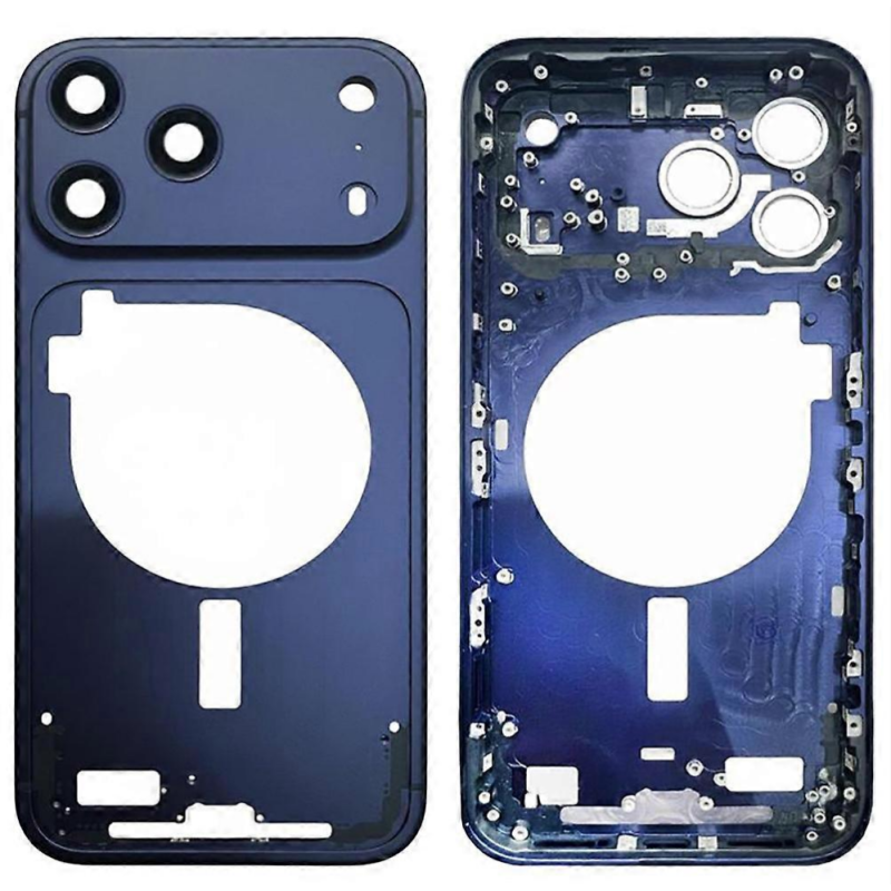 Chasis Para Iphone 17 Pro Max Azul -Sin Tapa