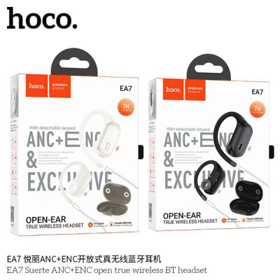 Hoco EA7 Auriculares ANC+ENC Negro