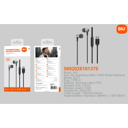Sio SE12 Auriculares Type C Compatible