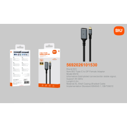 Sio SN16 Cable Type C a DisplayPort 4K