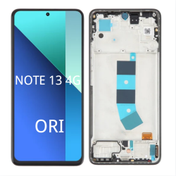 Pantalla Completa Original Servicepack Para Redmi Note 13 4G Con Marco Negro