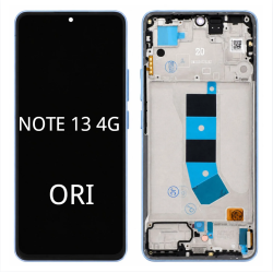 Pantalla Completa Original Servicepack Para Redmi Note 13 4G Con Marco Azul