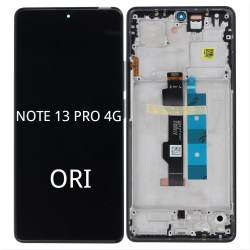 Pantalla Completa Original Servicepack Para Redmi Note 13 Pro 4G /Poco M6 Pro 4G Con Marco Negro