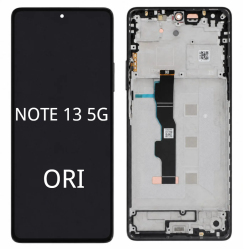Pantalla Completa Original Servicepack Para Redmi Note 13 5G 『Con Marco』 Negro