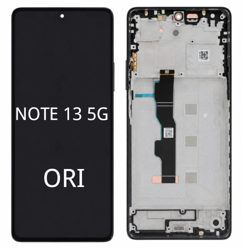 Pantalla Completa Original Servicepack Para Redmi Note 13 5G 『Con Marco』 Azul