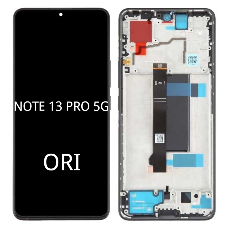 Pantalla Completa Original Servicepack Para Redmi Note 13 Pro 5G / POCO X6 5G Con Marco Violeta