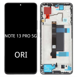 Pantalla Completa Original Servicepack Para Redmi Note 13 Pro 5G / POCO X6 5G Con Marco Azul