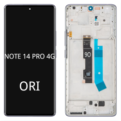 Pantalla Completa Original Servicepack Para Redmi Note 14 Pro 4G Con Marco Morado