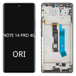 Pantalla Completa Original Servicepack Para Redmi Note 14 Pro 4G Con Marco Negro
