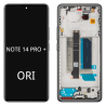 Pantalla Completa Original Servicepack Para Redmi Note 14 Pro Plus Con Marco Negro