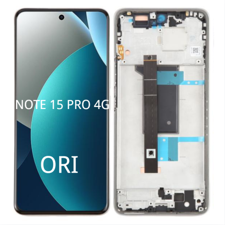 Pantalla Completa Original Servicepack Para Redmi Note 15 Pro 4G Con Marco Azul