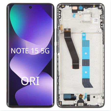 Pantalla Completa Original Servicepack Para Redmi Note 15 5G Con Marco Negro