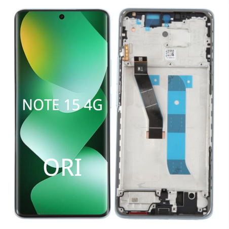 Pantalla Completa Original Servicepack Para Redmi Note 15 4G Con Marco Verde