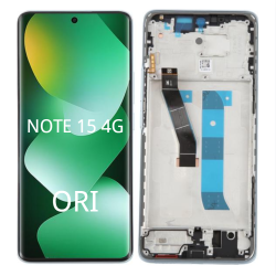 Pantalla Completa Original Servicepack Para Redmi Note 15 4G Con Marco Negro