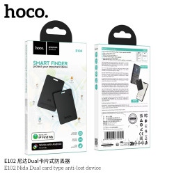 Hoco. E102 Dual Antipérdida Tipo Tarjeta (iOS/Android)