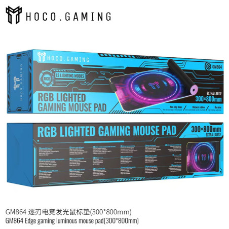 Hoco. GM864 Alfombrilla Gaming iluminada (300x800mm)