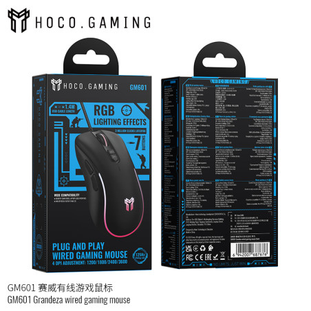 Hoco. GM601 Ratón Gaming con Cable