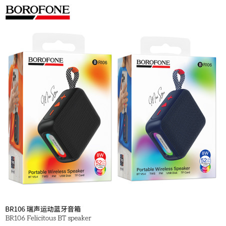 Borofone. BR106 Altavoz BT Deportivo