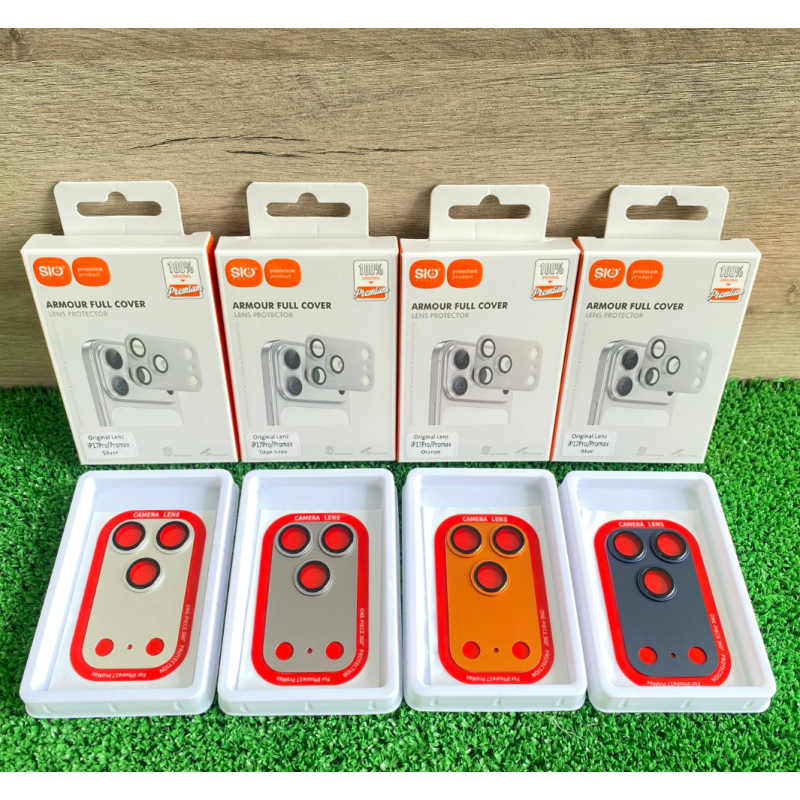 Sio. SN07 IP18 Pro Max Protector Camara Completo Ori Lines Lenz