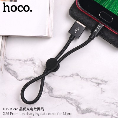 Hoco X35 Cable De Datos De Carga Premium Para Micro L 0.25M