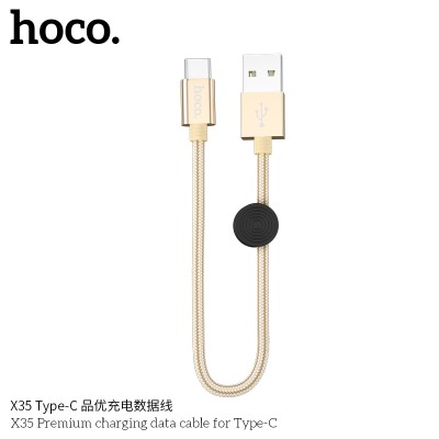 Hoco X35 Cable De Datos De Carga Premium Para Tipo-C L 0.25M