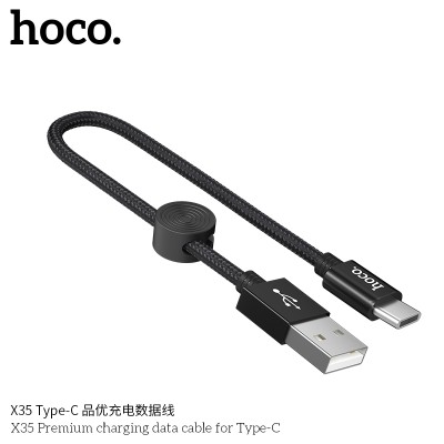 Hoco X35 Cable De Datos De Carga Premium Para Tipo-C L 0.25M