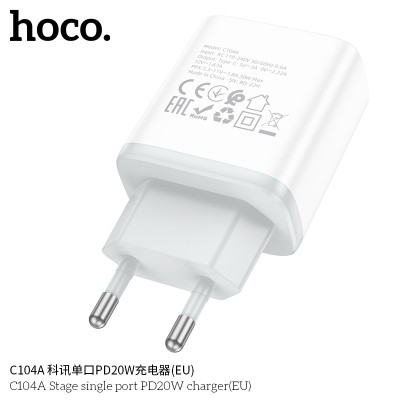 Hoco C104A Cargadores Enchufe Pd20W