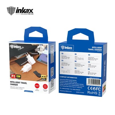 Inkax Hc-04 Cargadores Enchufe Pd20W Tipo -C