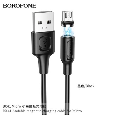 Borofone Bx41 Cable De Carga Magnética Amable Para Micro